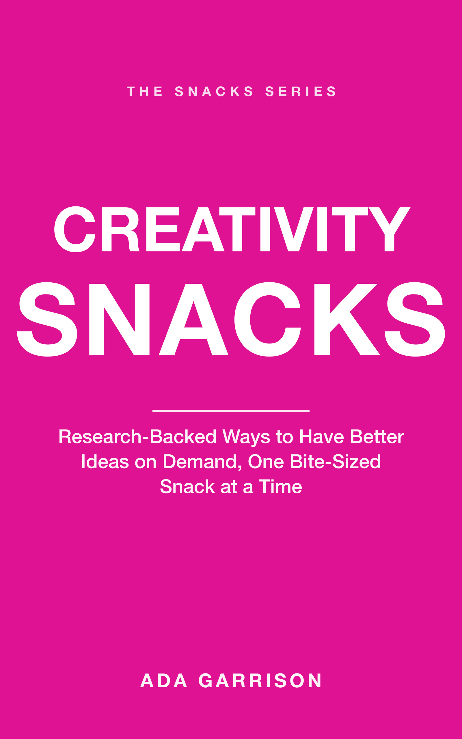 Creativity Snacks cover